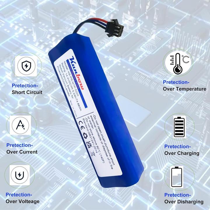 Produktbild Kunbow Ersatzakku für Proscenic Akkustaubsauger