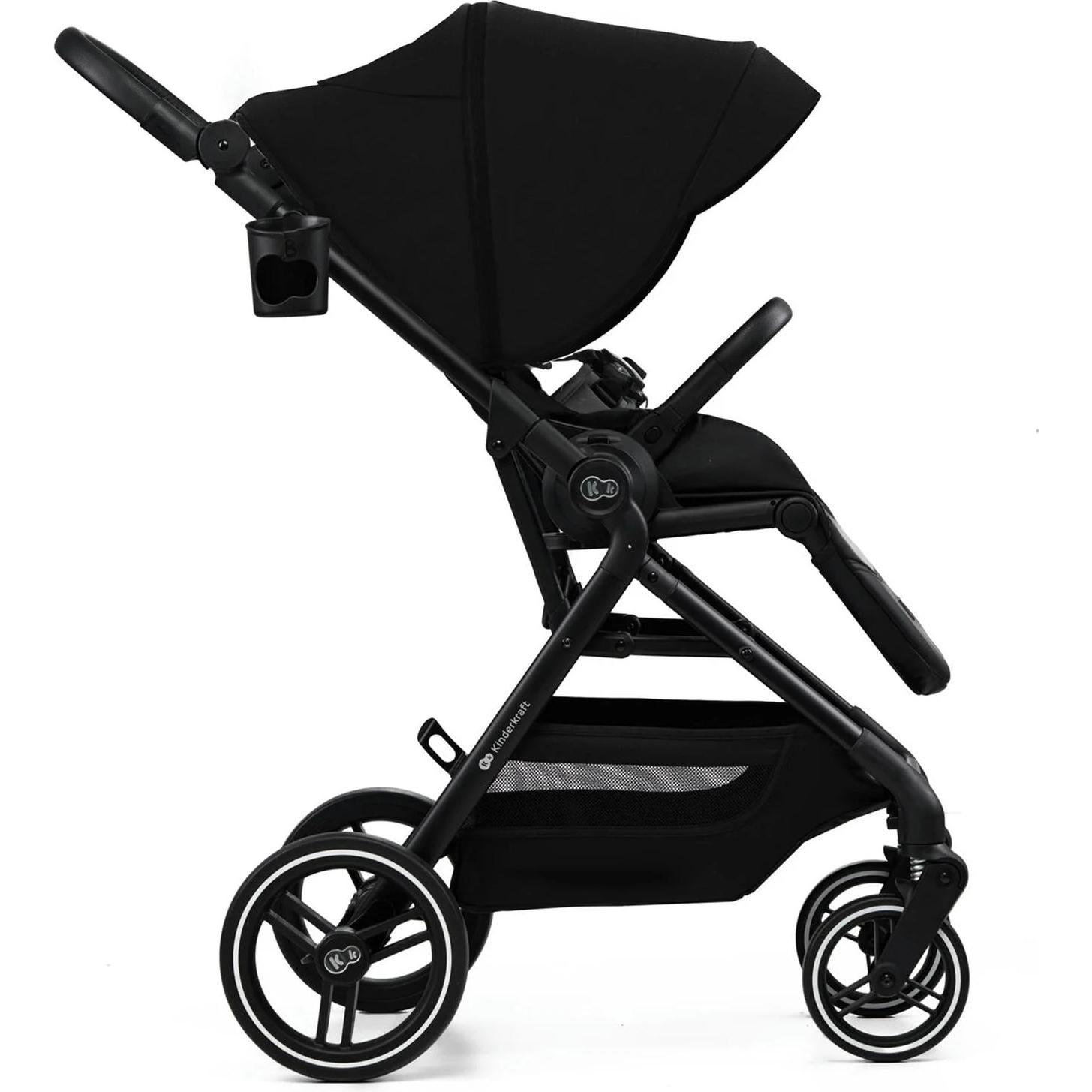 KinderKraft, Passeggino, Kinderwagen YOXI pure black (0 Mesi - 4 anni)