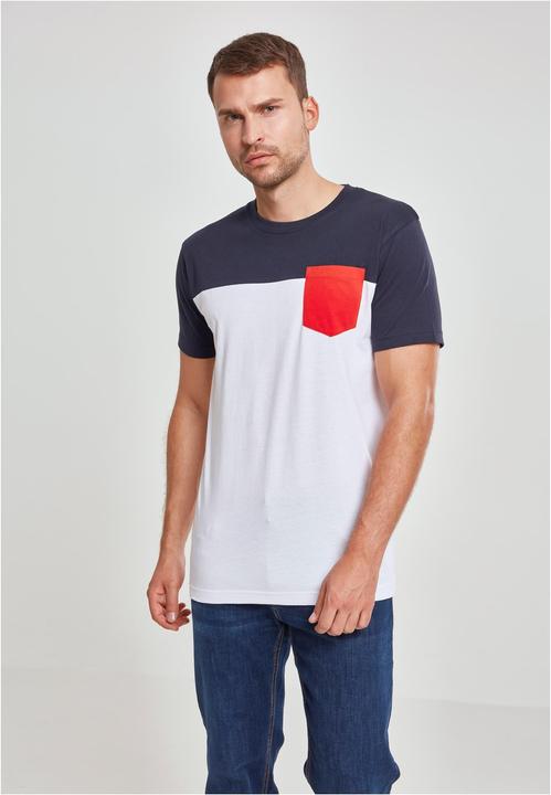 Produktbild Urban Classics 3-Tone Pocket Tee (L)