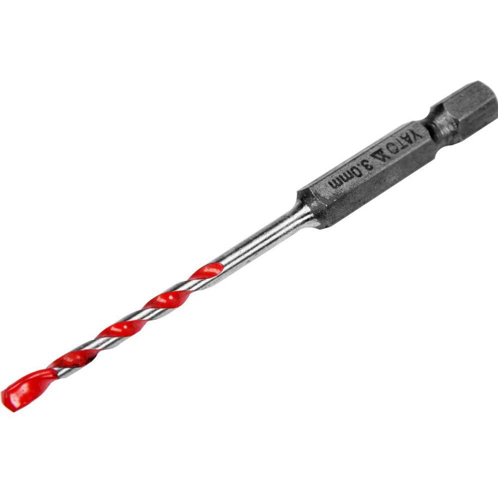 Yato, Bohrereinsatz, Universal Drill Hex 3mm (3 Millimeter)