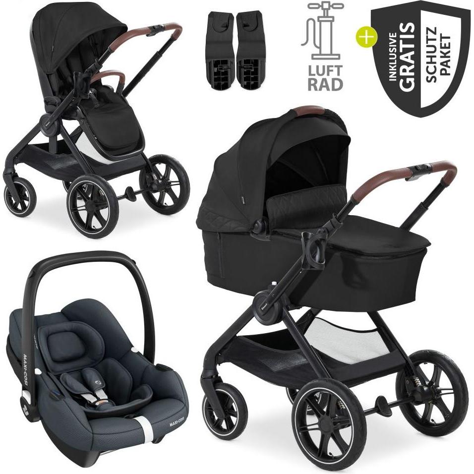 Thumbnail - Hauck, Kinderwagen, 3in1 Kinderwagen-Set Walk N Care Air Trio Kinderwagen 3 in 1