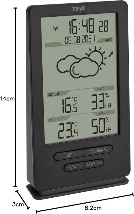Image du produit TFA Station météo sans fil avec capteur extérieur