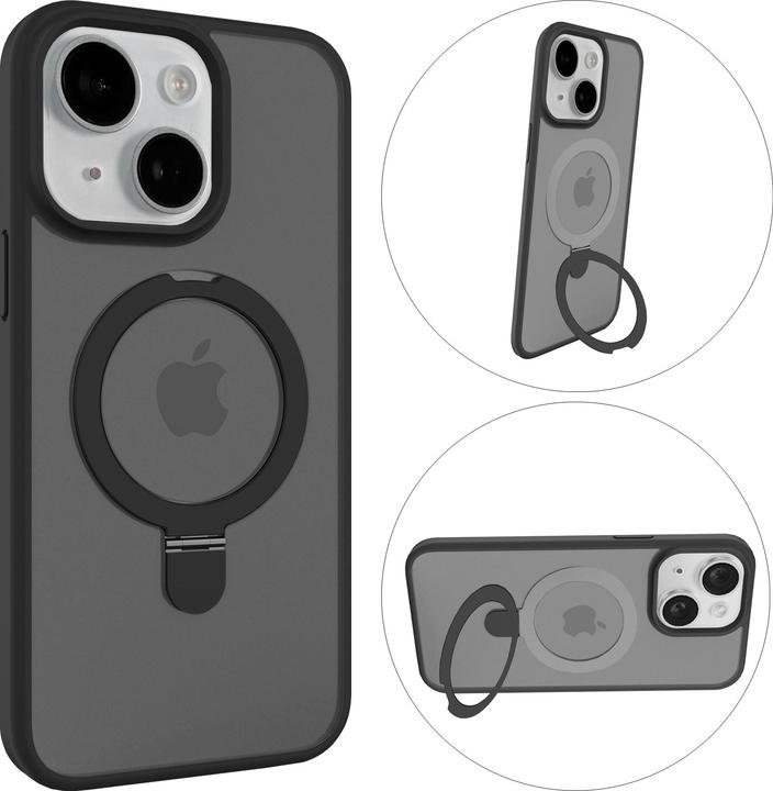 Produktbild Lobwerk Handy Hülle für Apple iPhone 14 6.1 Zoll mit Halterung Stand Case Cover Schutzhülle (Apple iPhone 14)