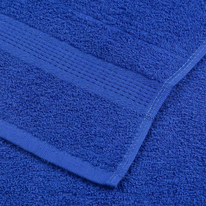 Immagine prodotto vidaXL Asciugamani da bagno 10 pz. Blu 100x150 cm 360 g/m² 100% cotone telo doccia (100 x 150 cm)