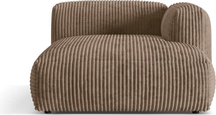 Image du produit Micadoni Chaise longue modulable droite, "Martina", 1 Place, 176x123x75 Fabriqué en Europe (Recamière)