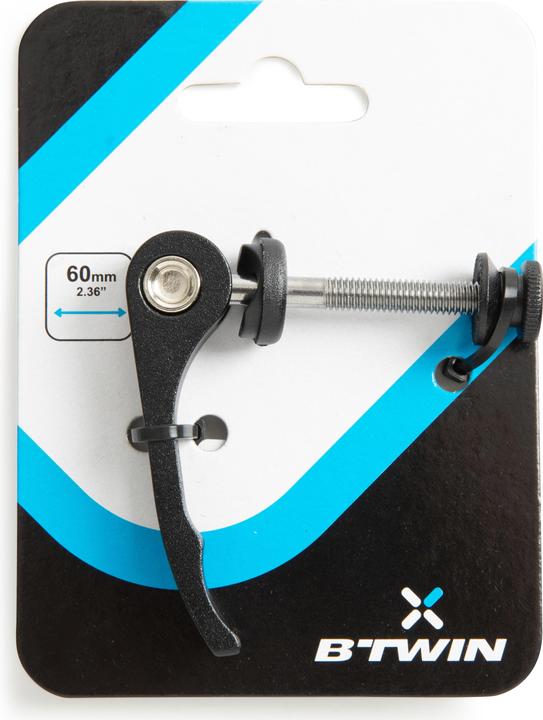 Actual product image Decathlon Seat clamp quick release 60 mm