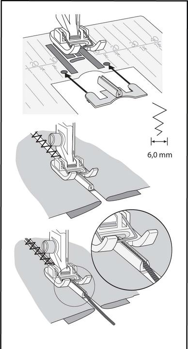 Produktbild Husqvarna Spanischer Hohlsaumfuss