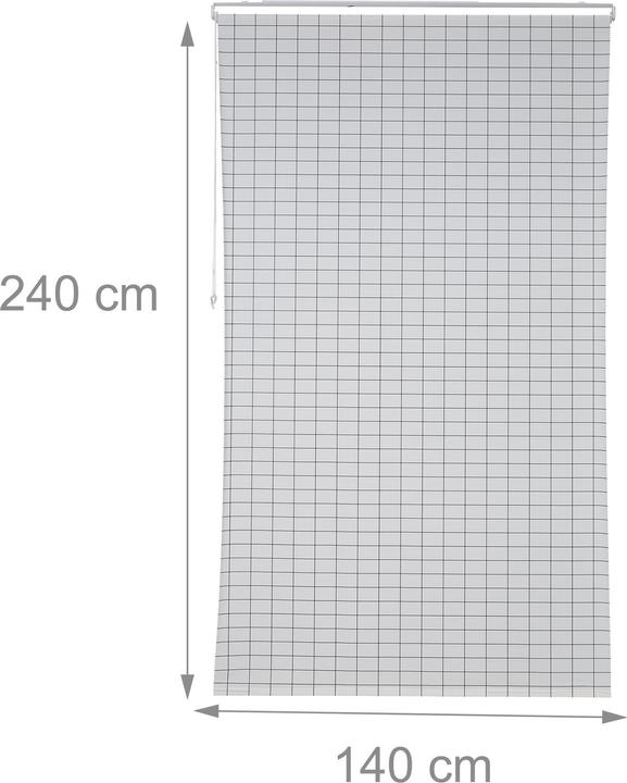 Immagine prodotto Relaxdays Tenda a rullo per doccia (120 x 4,5 x 245 cm)