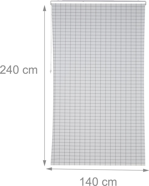Actual product image Relaxdays Shower roller blind (120 x 4.5 x 245 cm)