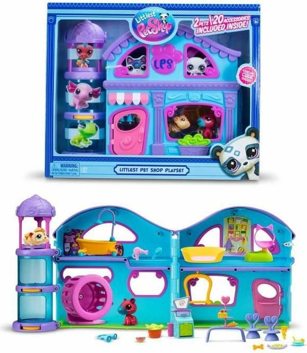 Actual product image Bandai LPS Pet Shop play set with 20 accessories