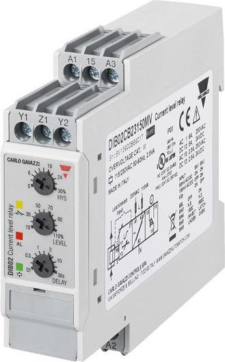 Image du produit Carlo Gavazzi Relais de surveillance du courant 230V 1 contact inverseur