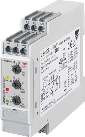 Immagine prodotto Carlo Gavazzi Relè di monitoraggio della corrente 230V 1 contatto di commutazione