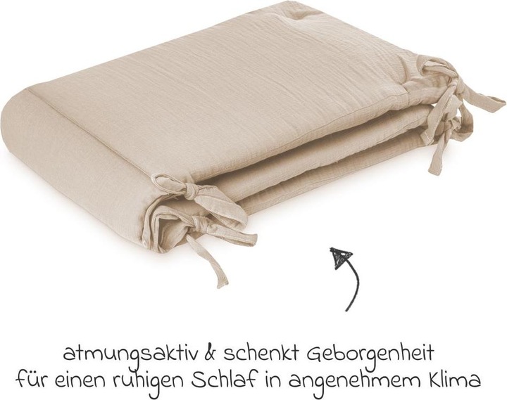 Actual product image Julius Zöllner Bed Nest Muslin 180 x 35 cm