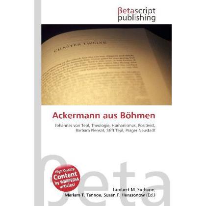 Ackermann aus Böhmen, Fachbücher