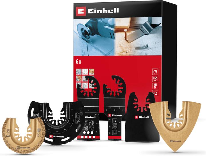 Actual product image Einhell Multi-tool set, 708106, 6-piece