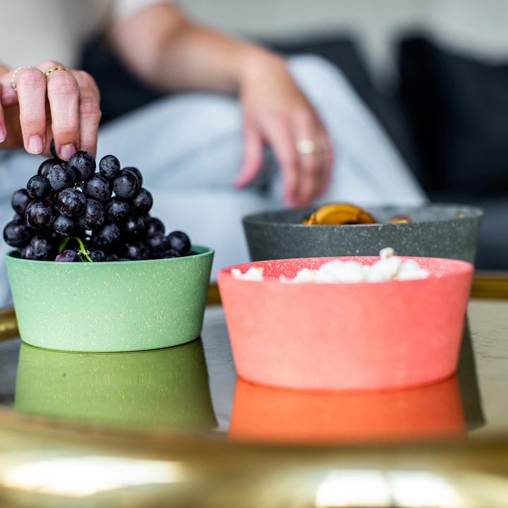 Actual product image Koziol Bowl Connect 400 ml, 2 pieces, Red (12.30 cm, 0.40 l, 2 x)