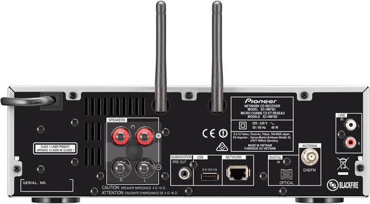 Produktbild Pioneer X-Hm76d (WLAN, 2x 50 W)