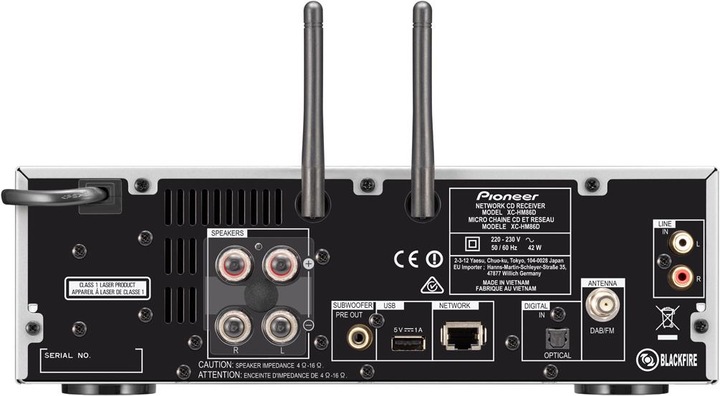 Produktbild Pioneer Xc-Hm86d (CD-Netzwerk Receiver)