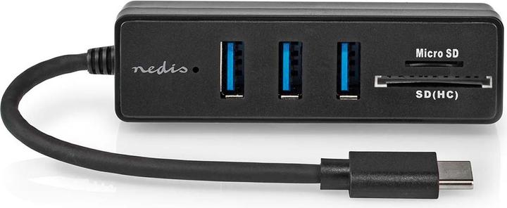 Produktbild Nedis USB-Hub | 1x USB-C™ | 3x USB A Buchse | 5-Port port(s) | USB 3.2 Gen 1 | Stromversorgung über (USB-C, 5 Ports)