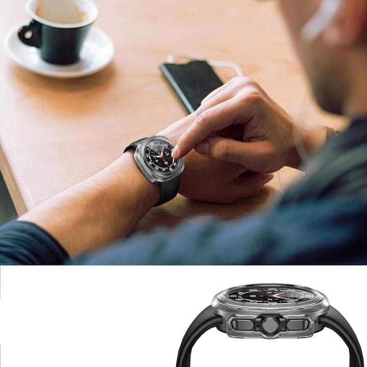 Immagine prodotto Tech-Protect Custodia Defence360 per Samsung Galaxy Watch Ultra (47 mm) - trasparente