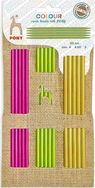 Produktbild Pony Strumpfstricknadel 20 cm, 15 Stk