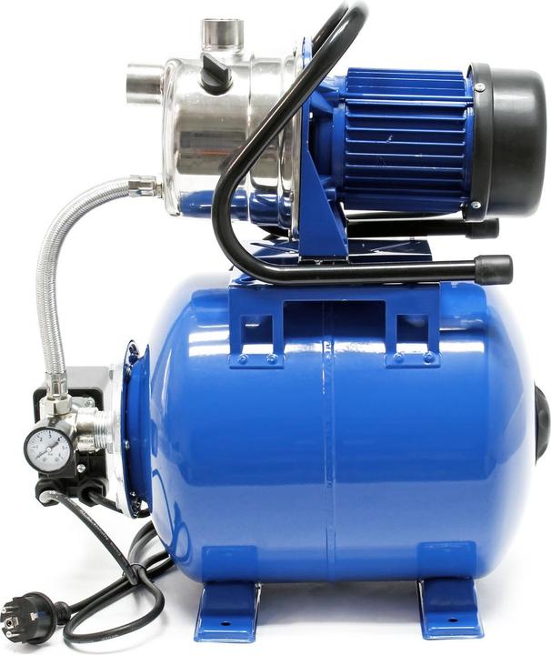 Wiltec Hauswasserwerk 3400l/h 1200W 19l Membrankessel Druckschalter Gartenpumpe (Hauswasserpumpe)