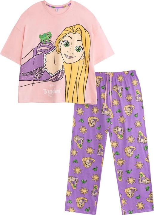 Universal Textiles Set Pigiama Lungo Rapunzel Maniche Corte Donna