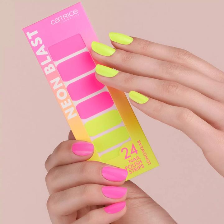 Produktbild Catrice Neon Blast Nail Polish Strips (Nagellacktrockner, Yellow, Pink)