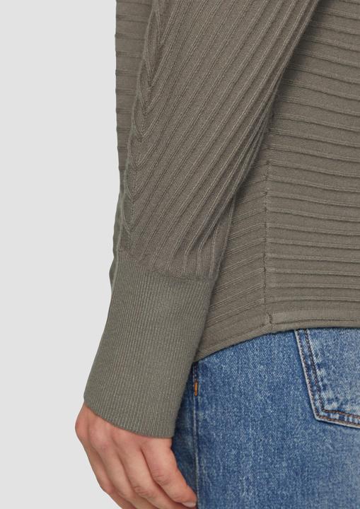 Actual product image s.Oliver Strickpullover Weicher Strickpullover aus Viskosemix mit Fledermausärmeln (34)