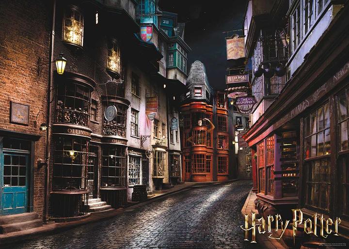 Productafbeelding Aquarius Harry Potter puzzel Chemin de Traverse (1000 stukjes) (1000 onderdelen)