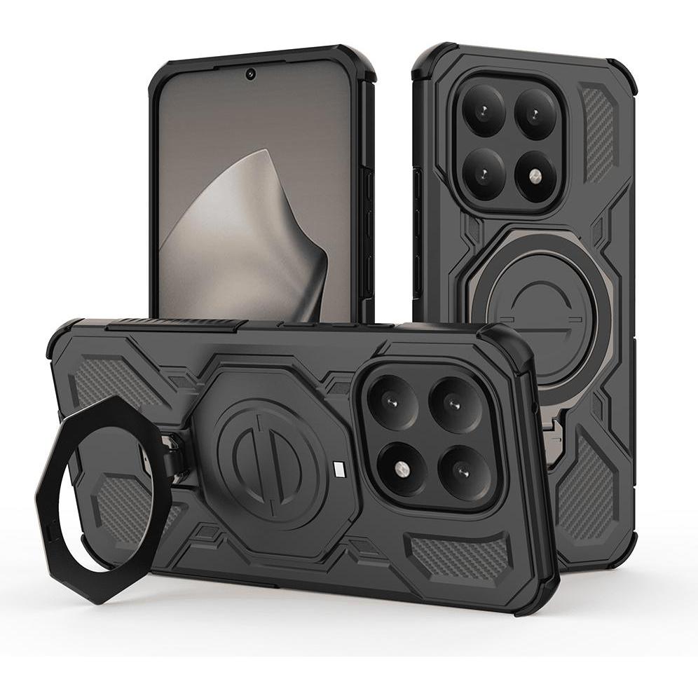 Techsuit - Carbon Shield PRO - Xiaomi 15T - Black (Xiaomi 15T), Cover smartphone, Nero