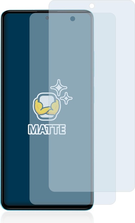 Actual product image BROTECT Anti-glare screen protector matt (2 Piece, Xiaomi Poco X5 Pro)