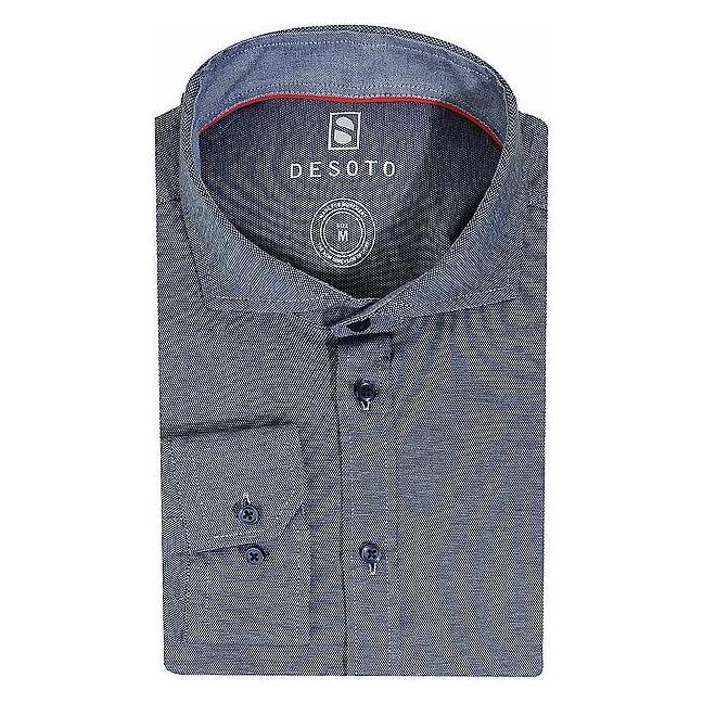 Desoto, Herren, Hemden, Jerseyhemd, Blau, (S)
