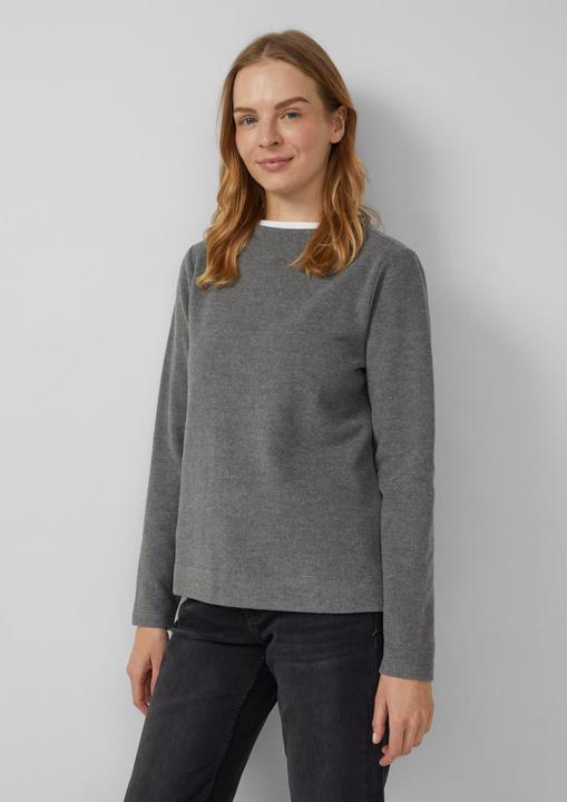 Produktbild s.Oliver Sweatshirt Weiches Sweatshirt mit Stehkragen (38)