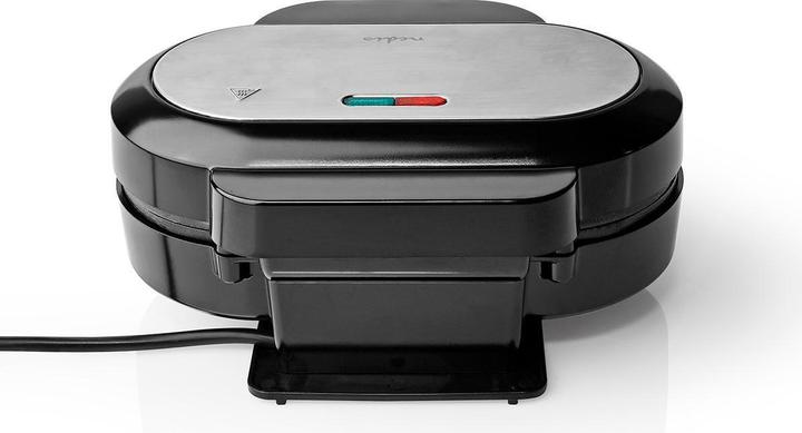 Actual product image Nedis Hamburger Maker | 1000 W | 10.5 cm | Automatic temperature control | Plastic / Metal