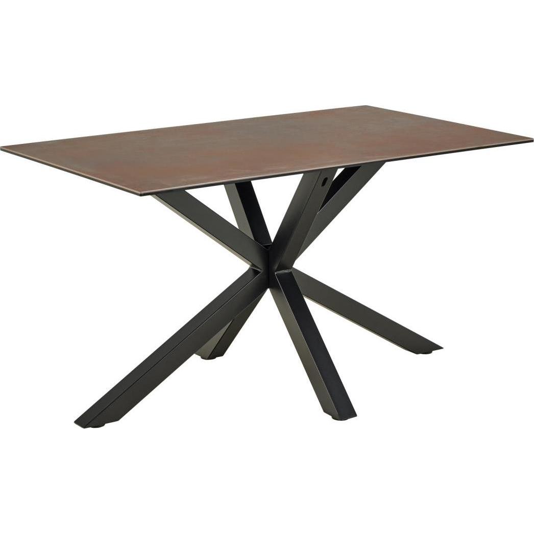 AC Design, Esstisch, Heaven Esstisch schwarz Fairbanks rauhe Keramik