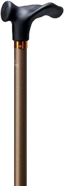 Gastrock Canne de marche Comfort avec poignée souple bronze gauche