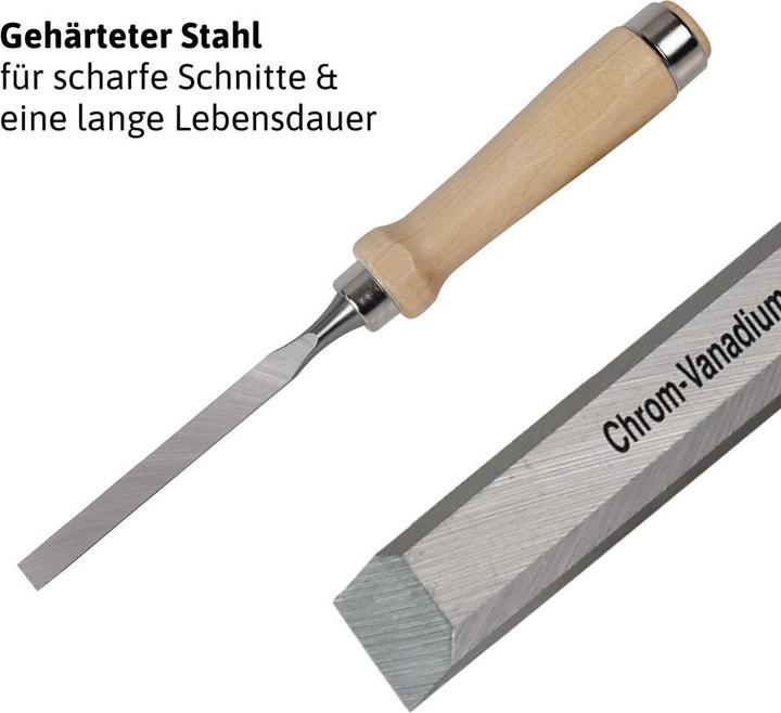 Actual product image Dönges Chisel with wooden handle, 8 mm (8 mm)