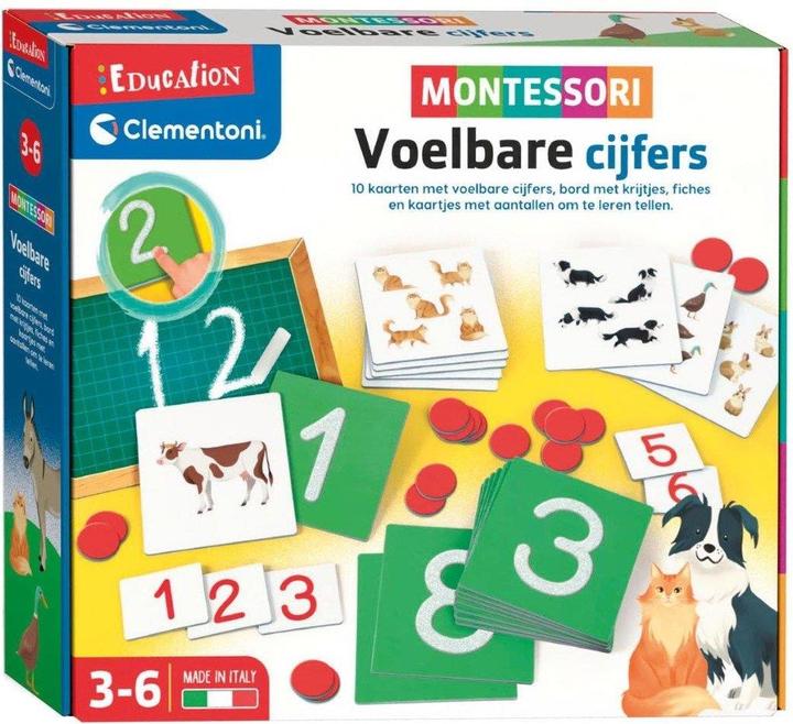 Actual product image Komelon TOY EDUCATIONAL TACTILE NUMBERS 50737