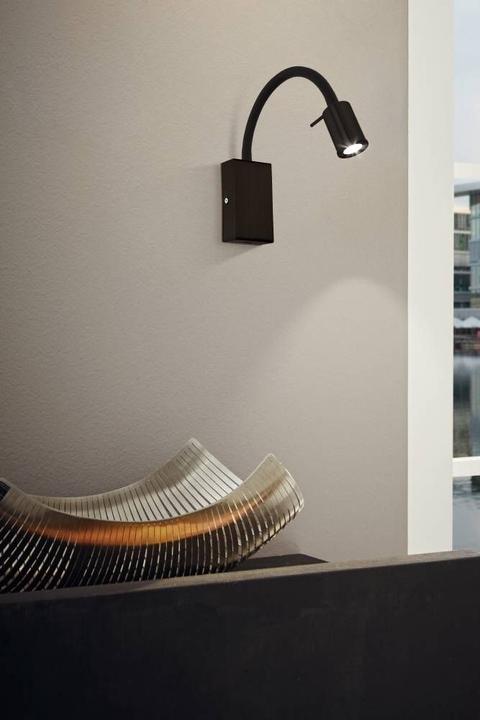 Actual product image EGLO Pro WALL LIGHT USB LED 3.5W (TAZZOLI BLACK MATT)