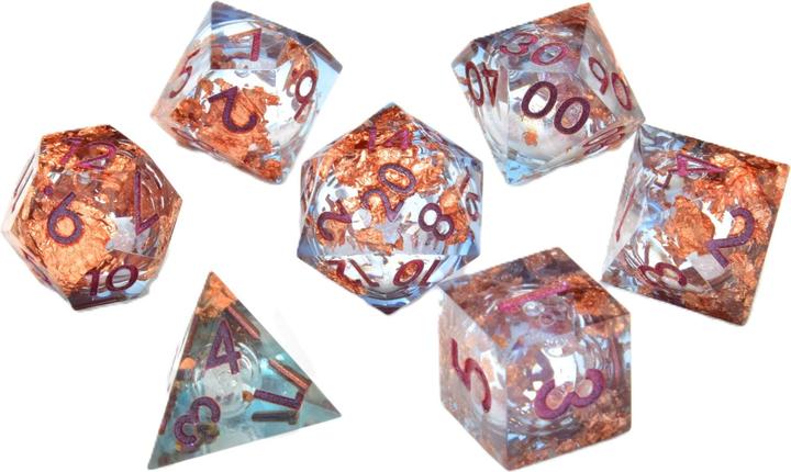Produktbild Glass Staff Seraphic Reverie Liquid Core RPG Dice Set