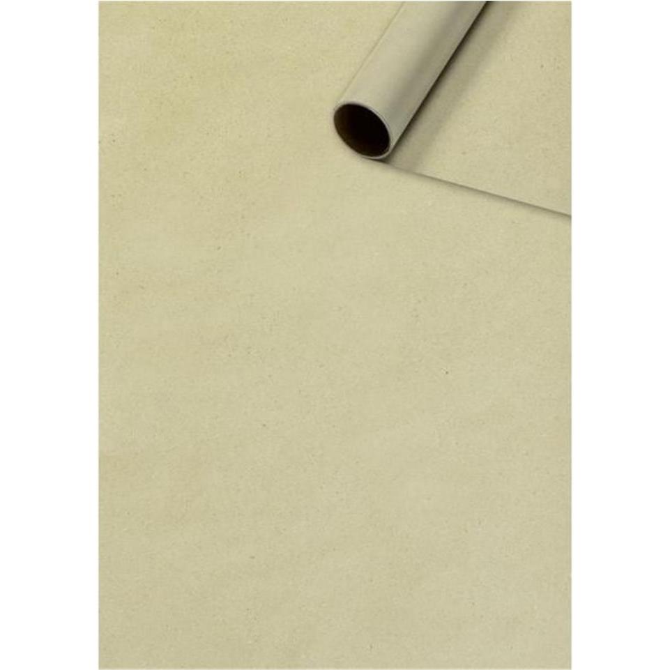 Stewo, Geschenkverpackung, Geschenkpapier 70x200cm Uni Gras braun hell (Geschenkpapier, 1 x)
