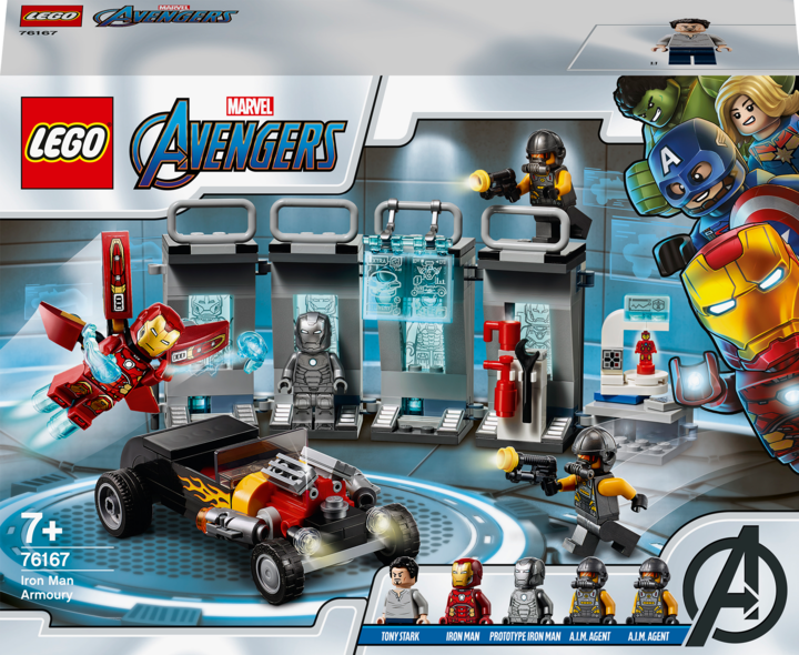 Actual product image LEGO Iron Mans Arsenal (76167, LEGO Marvel)