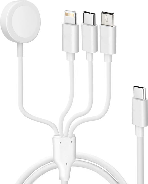 Actual product image Avizar USB-C cable + charger for Apple Watch
