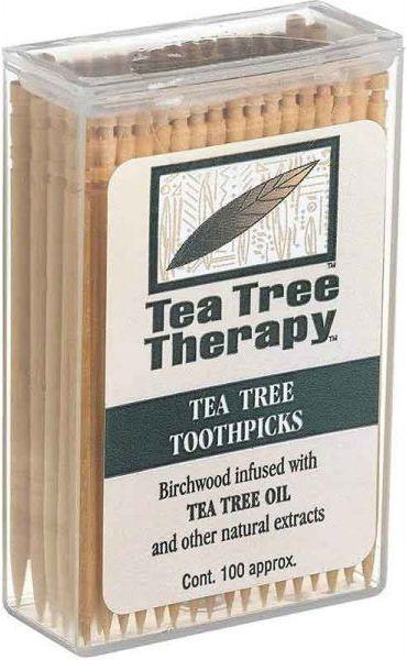 Produktbild Tea Tree Therapy Zahnstocher zum Kauen Tea Tree (100 x)