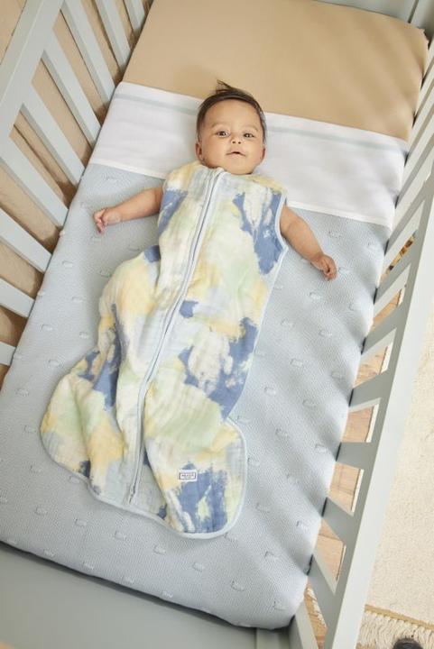 Actual product image Meyco Baby blanket large Knots - Light blue - 100x150cm (100 x 150 cm)
