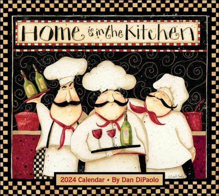 Produktbild Home Is in the Kitchen 2024 Deluxe Wall Calendar
