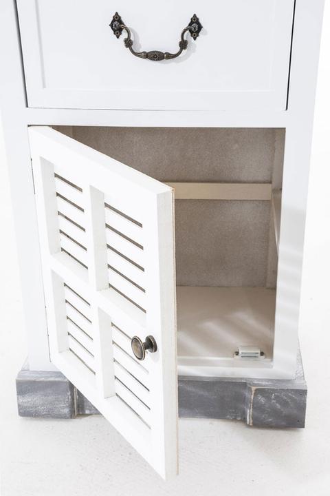 Image du produit CLP Commode Parana, blanc (38 x 27.50 x 93.50 cm)