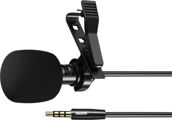 Mozo Tie-clip microphone with 3.5 mm jack (LAVMIC1)