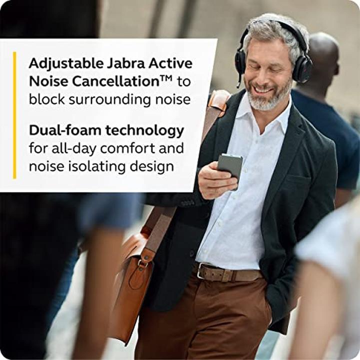 Actual product image Jabra Evolve2 75 (Cable, Wireless, USB-C)